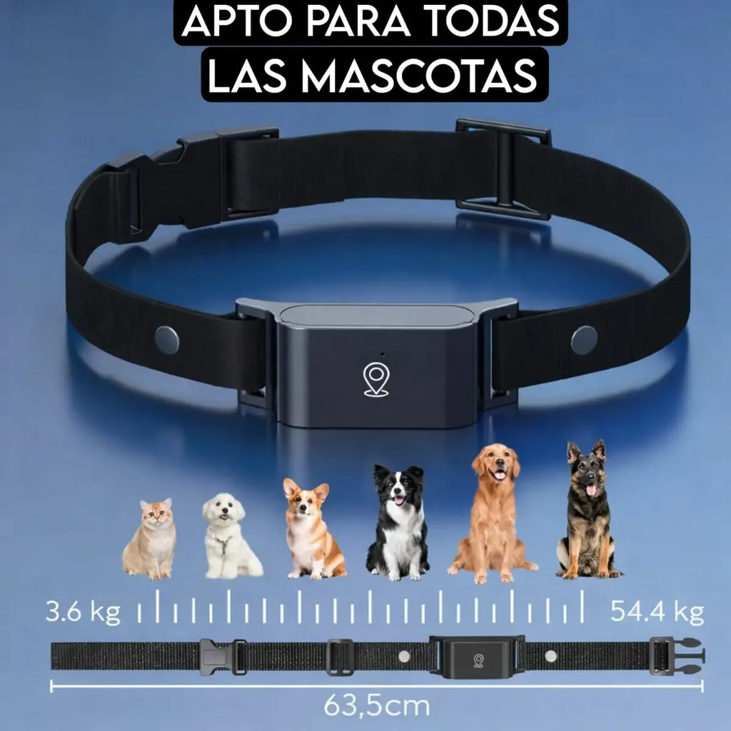 Collar GPS C09 con chip SIM Claro preinstalado incluido